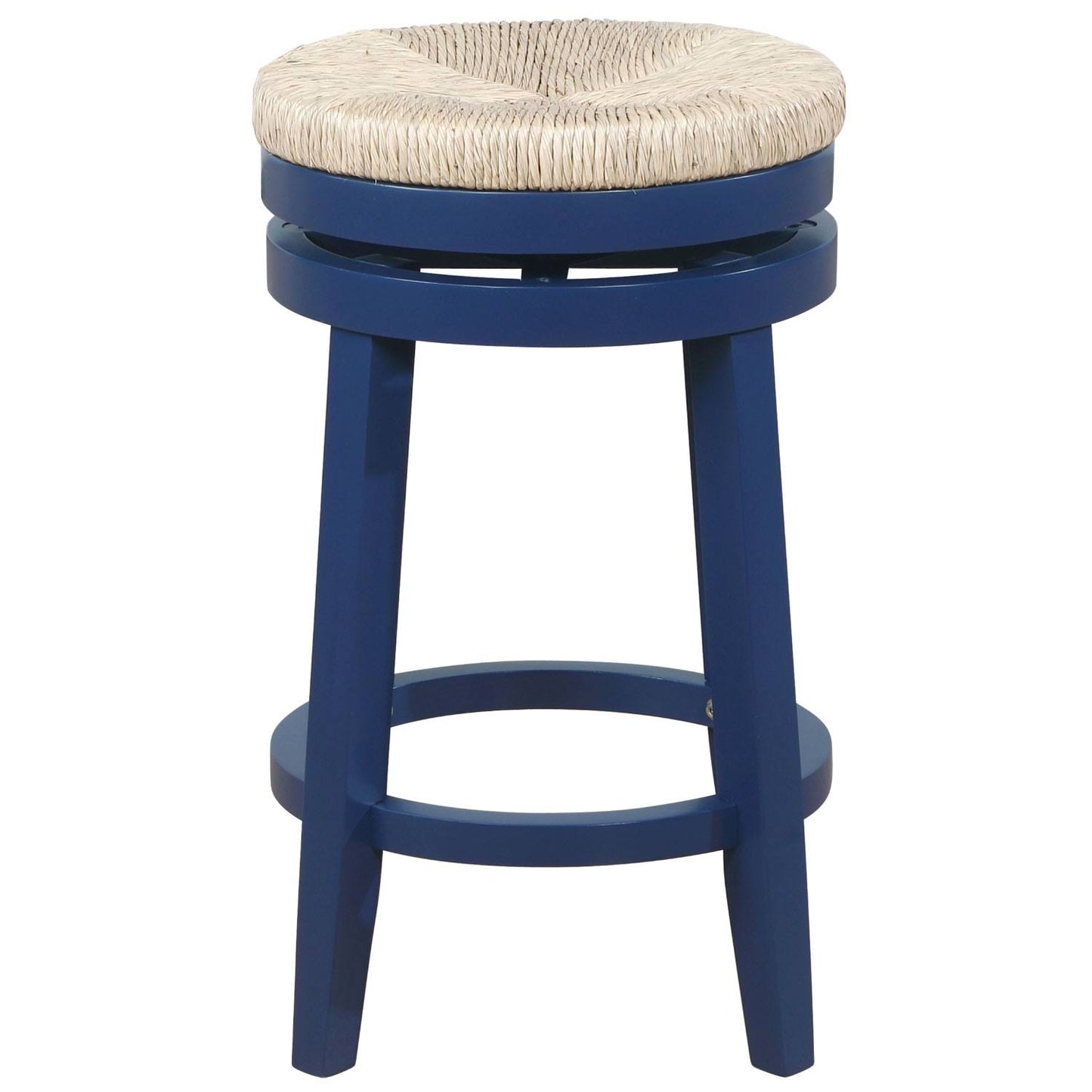 Powell D1267B19NBCS Morgan Swivel Counter Stool Navy Blue