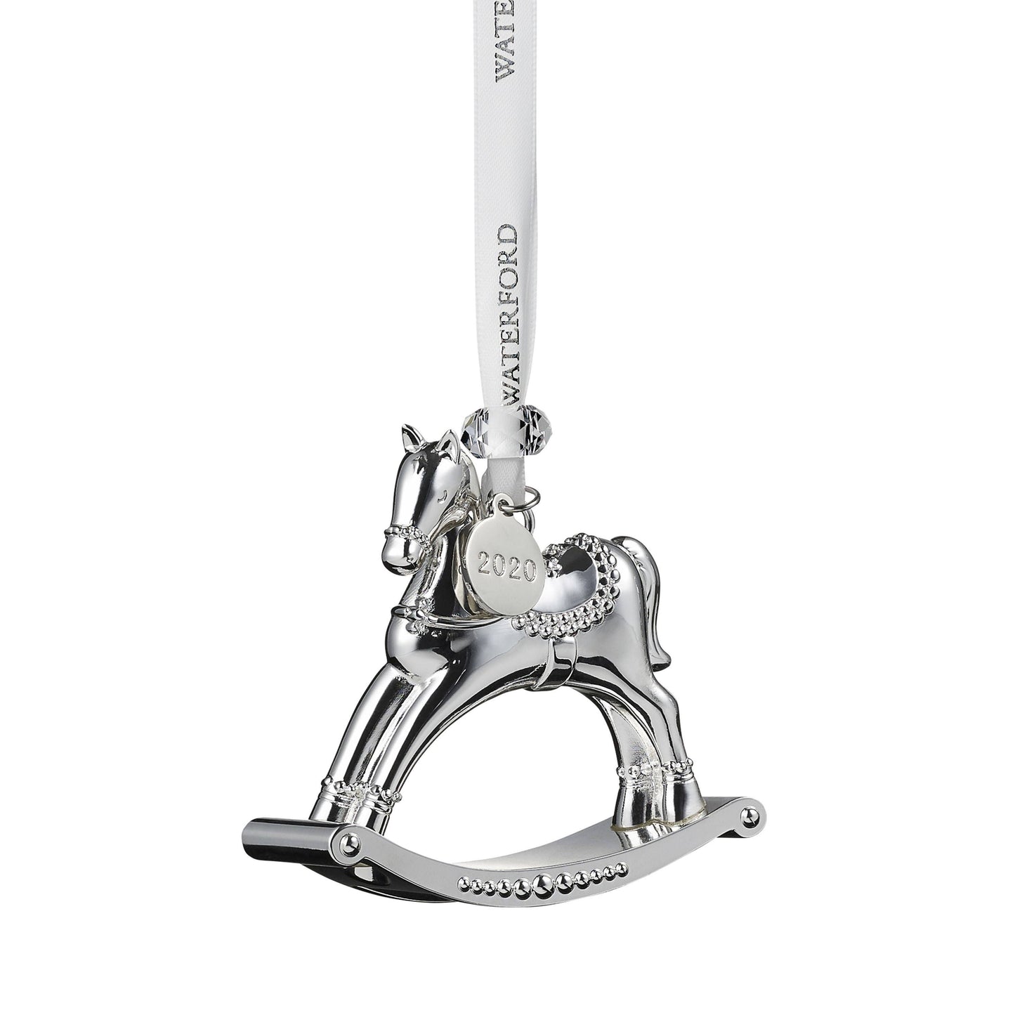 Waterford Silver Rocking Horse Ornament