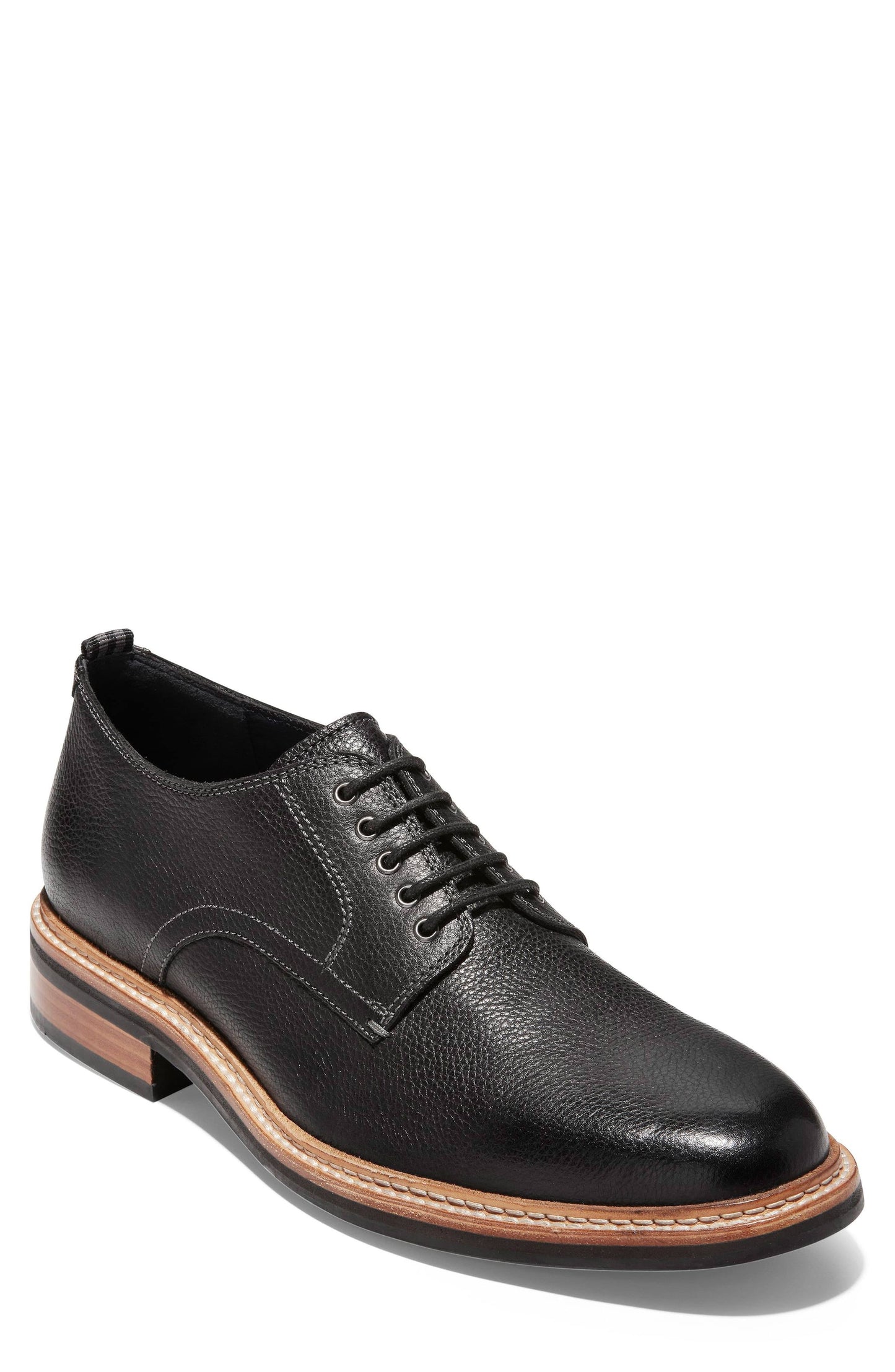 Cole Haan Frankland Grand Plain Toe Oxford Black, Mens, Size: 9