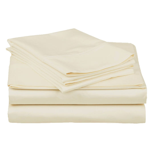 Simple Luxury 400 Thread Count Egyptian Cotton Solid Sheet Set