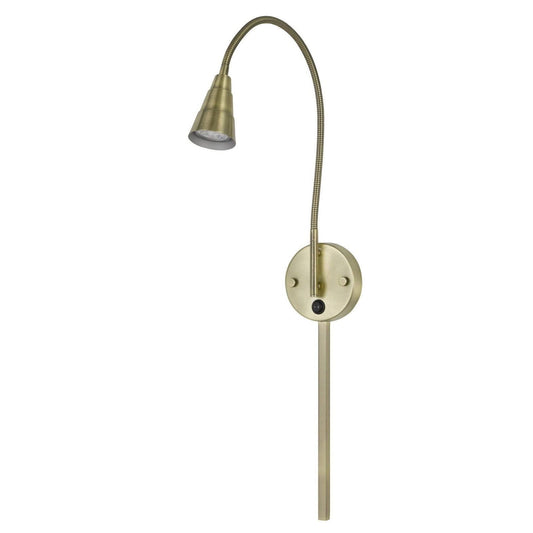 Cal Lighting LED Wall Mount Gooseneck Lamp - BO-139-AB