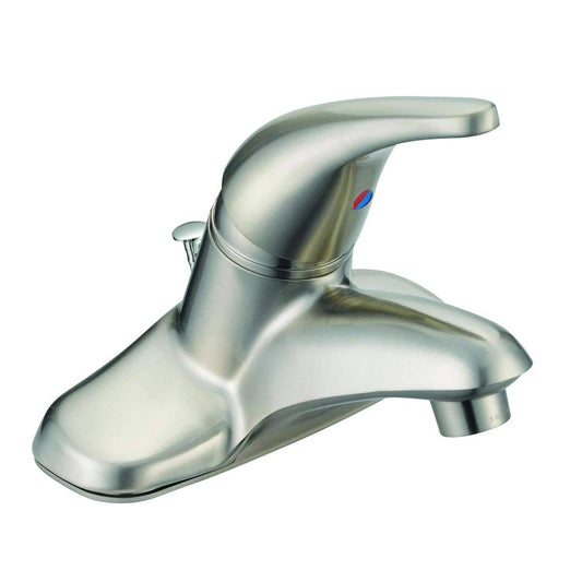 Ez-flo 10026LF Single Handle Lavatory Faucet Brushed Nickel