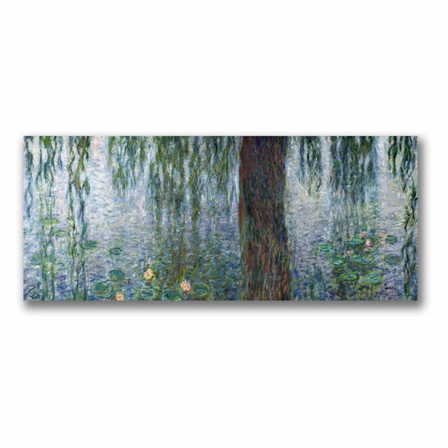 Waterlillies Morning Canvas Art by Claude Monet