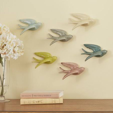 6 Piece Swallows Wall Decor Set Highland Dunes