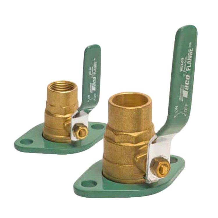 Taco SFL-125S-0012 1-1/4-Inch Sweat Shut-Off Brass Freedom Swivel-Flange Set for 0012-F4, 2400-30 2400-40 (Low Lead)