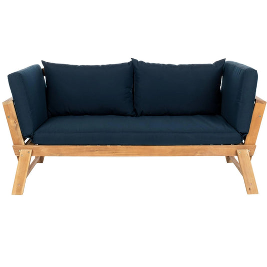 Safavieh Tandra Natural Navy Modern Contemporary Daybed