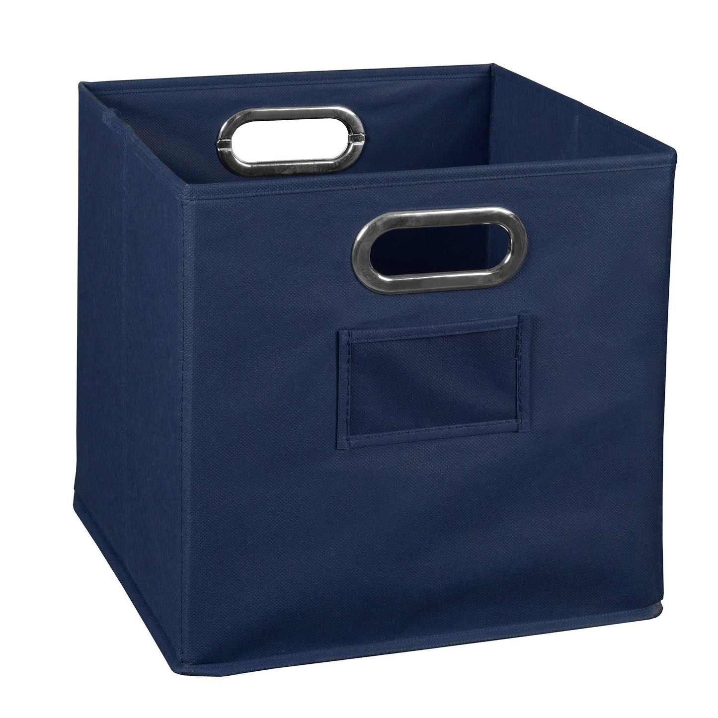 Niche Cubo Set of 12 Foldable Fabric Storage Bins- Blue