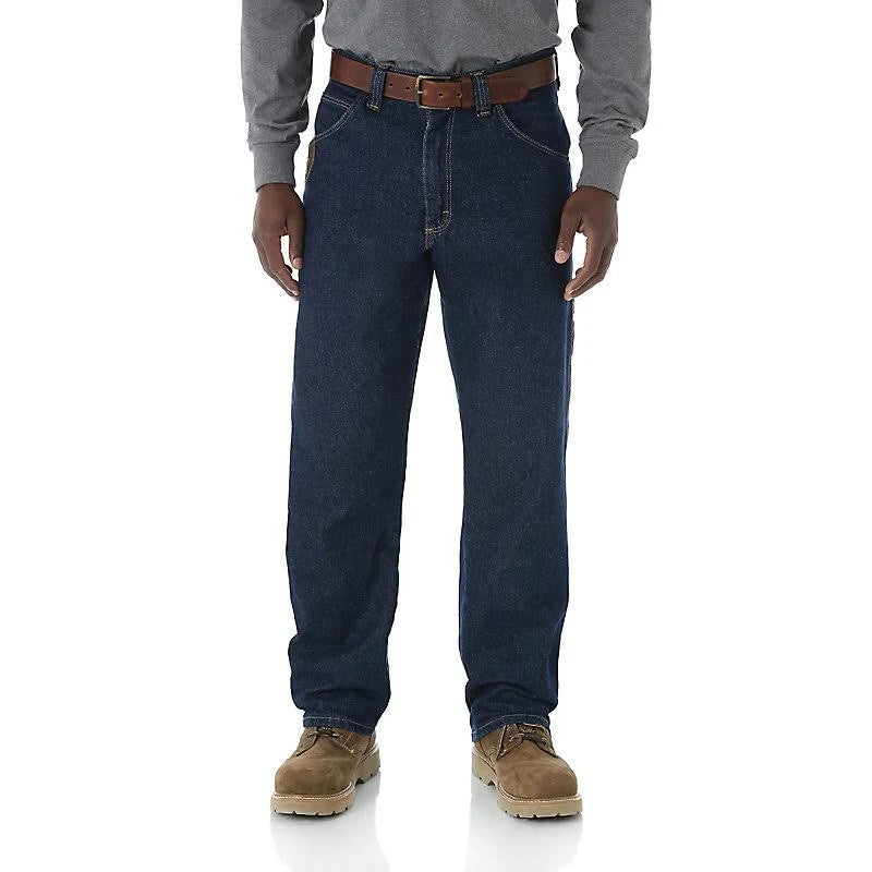 Wrangler Mens Riggs Workwear Contractor Jean Antique Indigo / 46x30