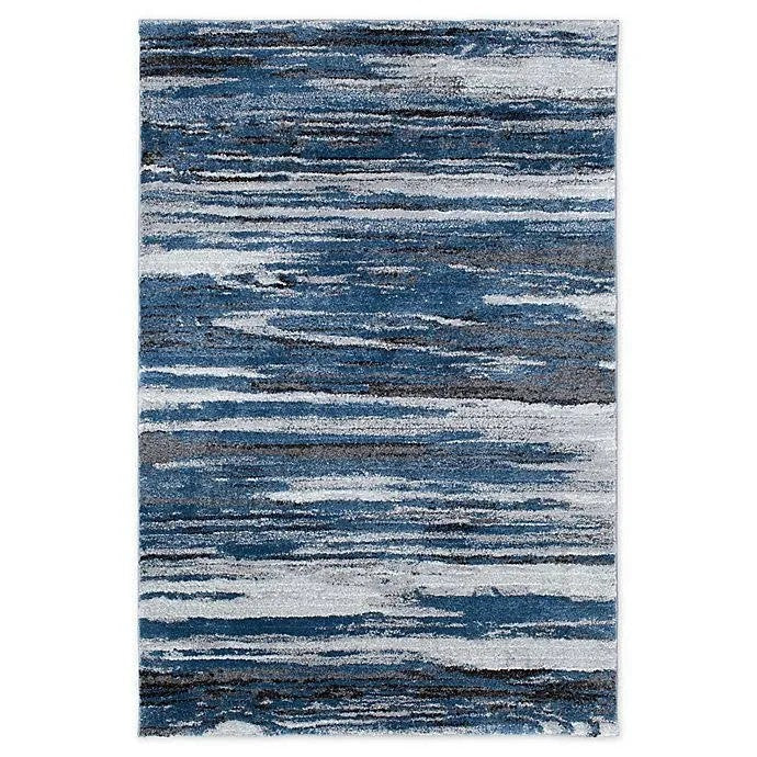 Stillwater 710 x 910 Area Rug in Blue/Multi Dark Blue