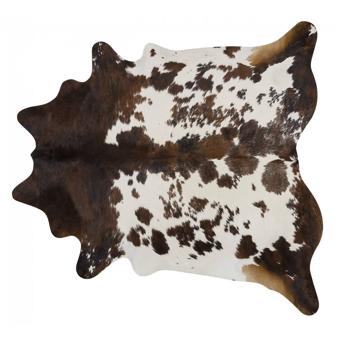 Pergamino Tricolor Exoctic Cowhide Rug (brown/black/white XXL)