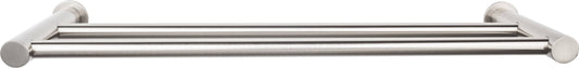 Top Knobs HOP9BSN Hopewell Bath 24 Double Towel Bar - Brushed Satin Nickel