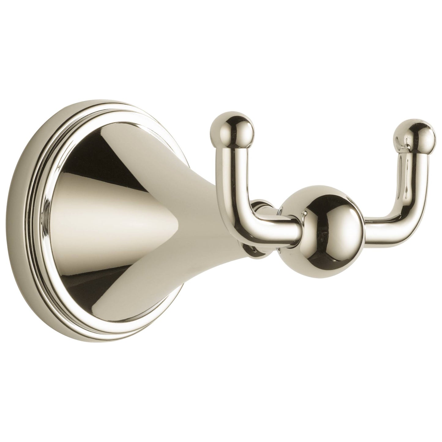 Brizo 69535-PN Traditional Double Robe Hook - Polished Nickel