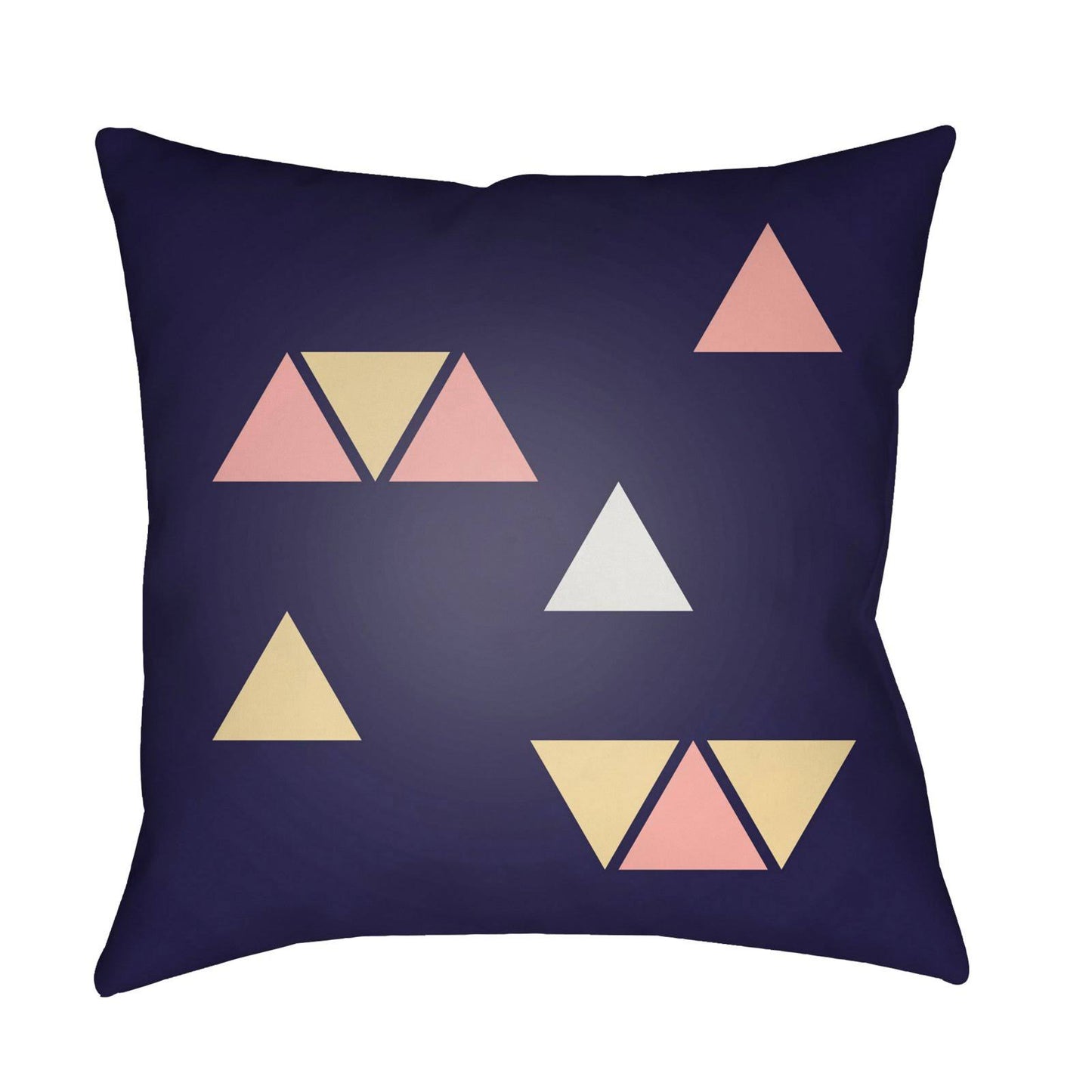 Surya Triangles 20 x 20 Medium Square Throw Pillow WRAN013-2020