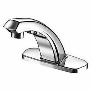 Sloan ETF-880-4-LT-CP Sensor Activated Brass Faucet, Less Transformer, ADA Compliant, 0.5 GPM