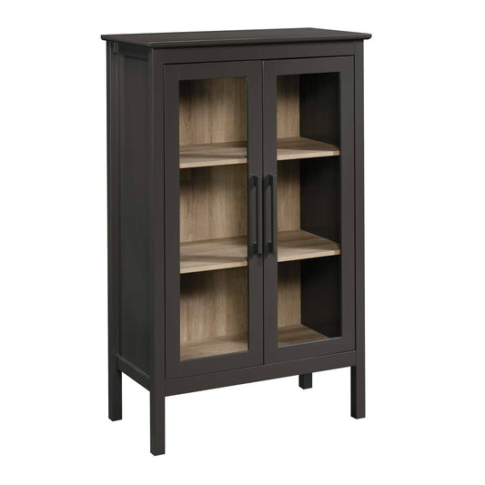 Sauder Anda Norr Display Cabinet - Slate Gray