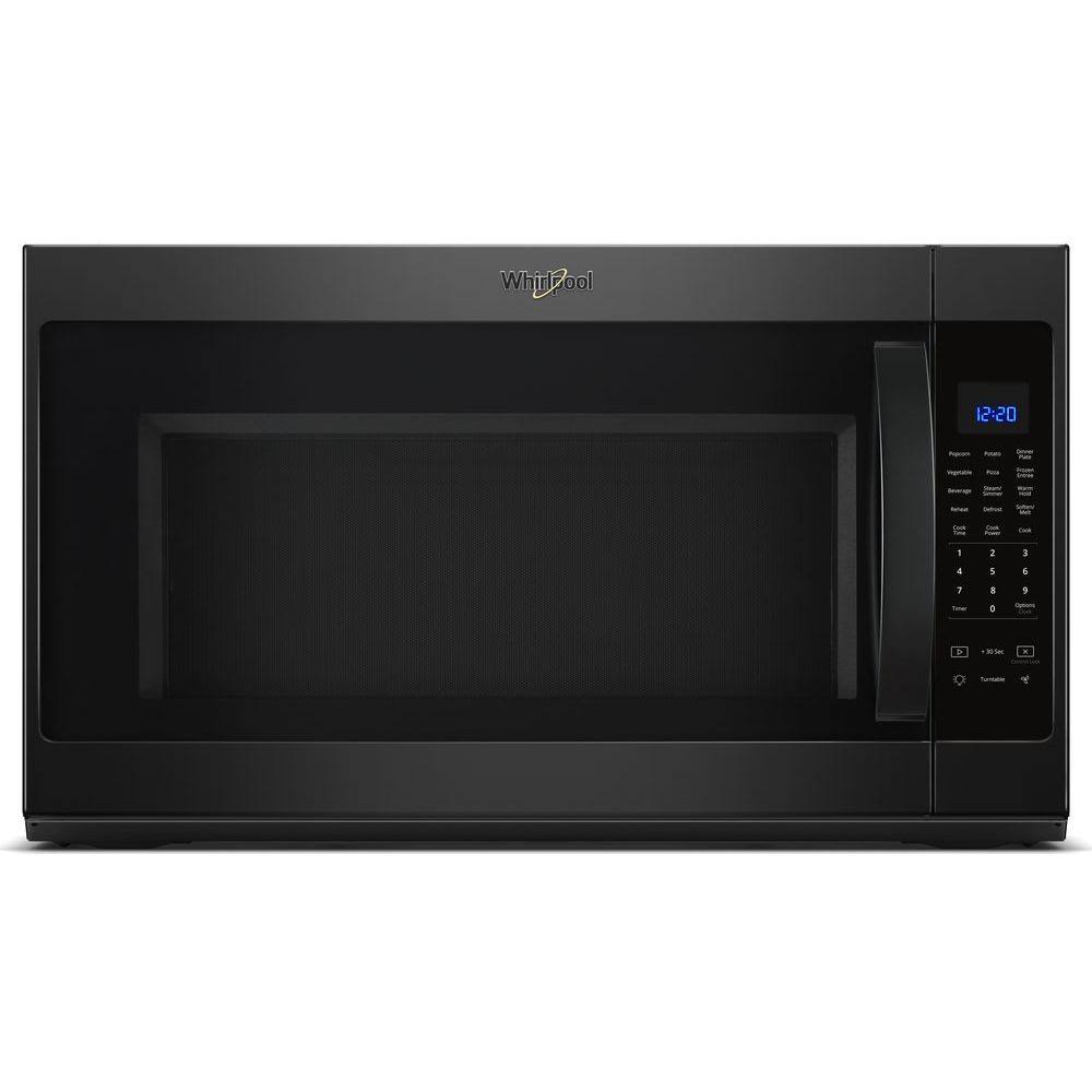 Whirlpool WMH53521HB 1000W Built-In Microwave Hood Combo - 2.1 cu ft - Black