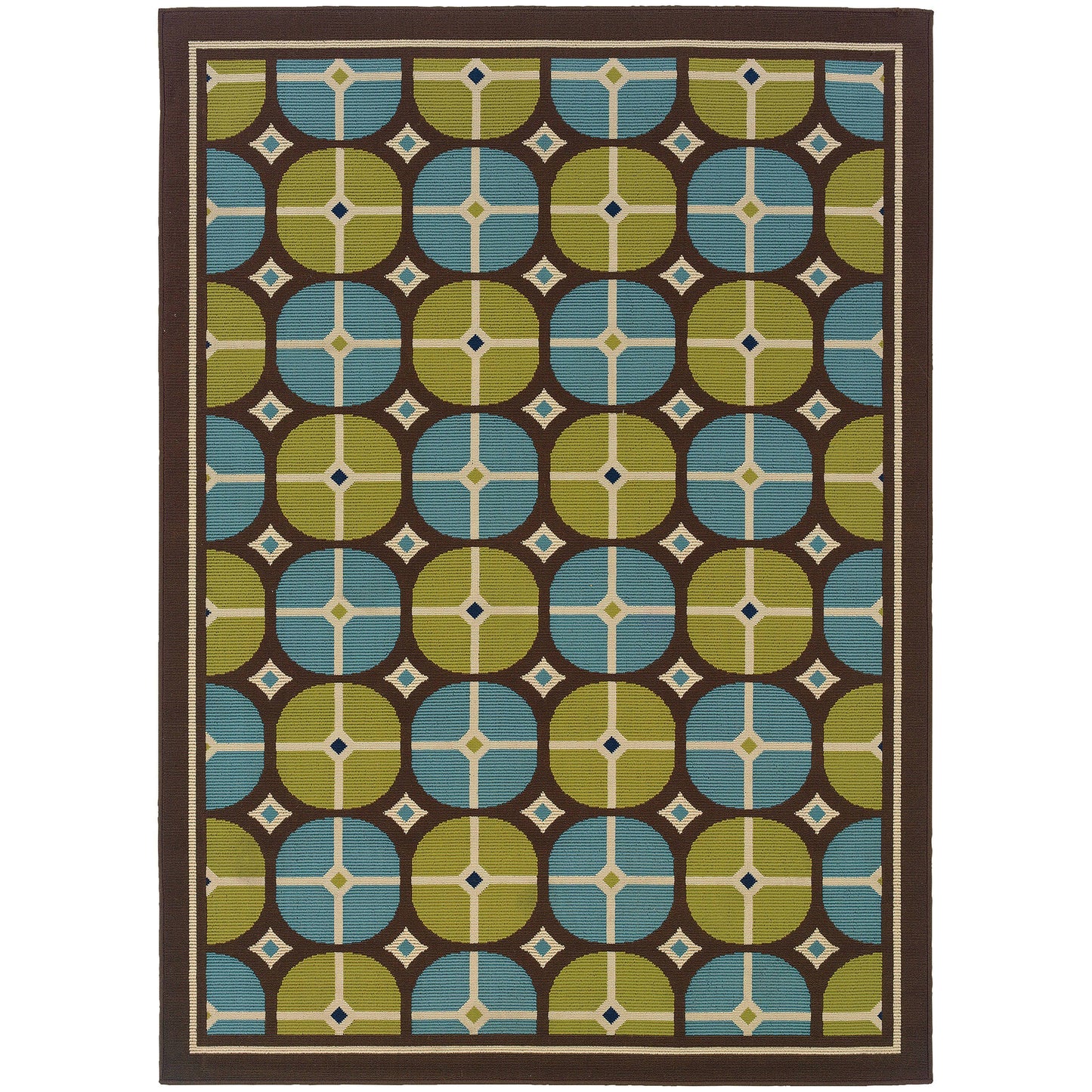 Oriental Weavers Caspian 1447X Brown Rug 37 x 56