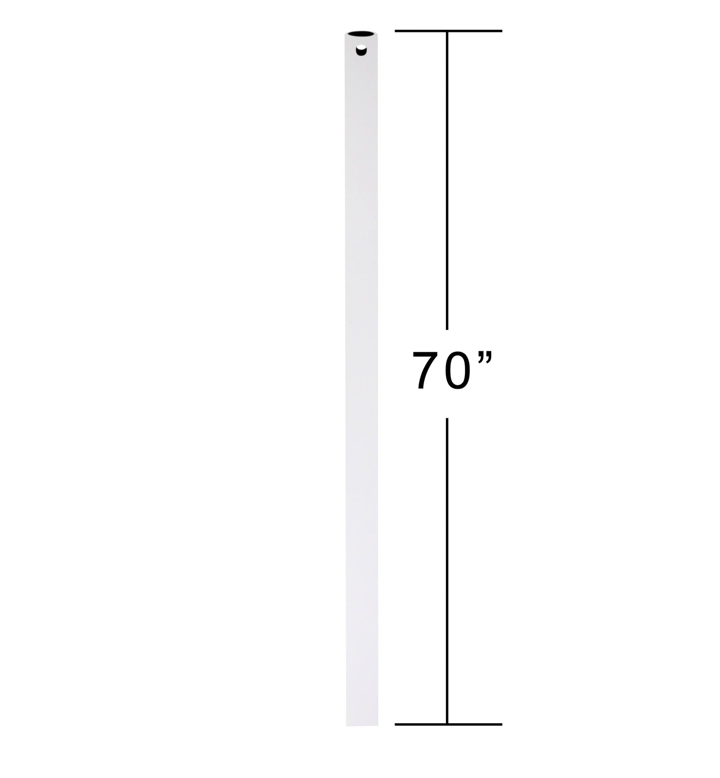 Emerson 70 Downrod - Appliance White (CFDR70WW)