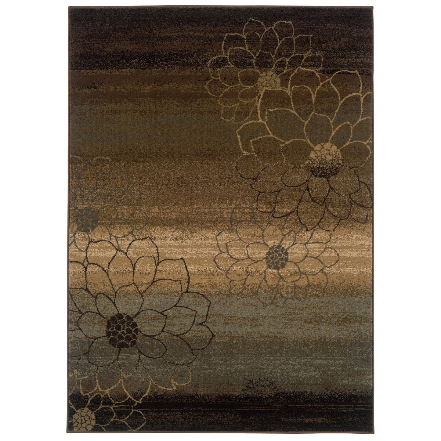 Oriental Weavers Hudson 074A1 Brown Area Rug 110 x 33