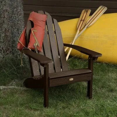 Hamptonburgh Essential Plastic/Resin Adirondack Chair Color: Brown