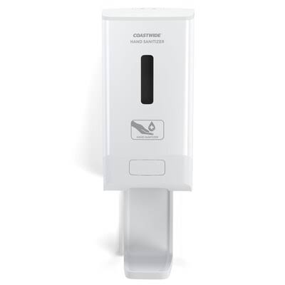 Coastwide Professional J-Series Automatic Wall-Mounted Hand Sanitizer Dispenser, White (CWJAH-W)