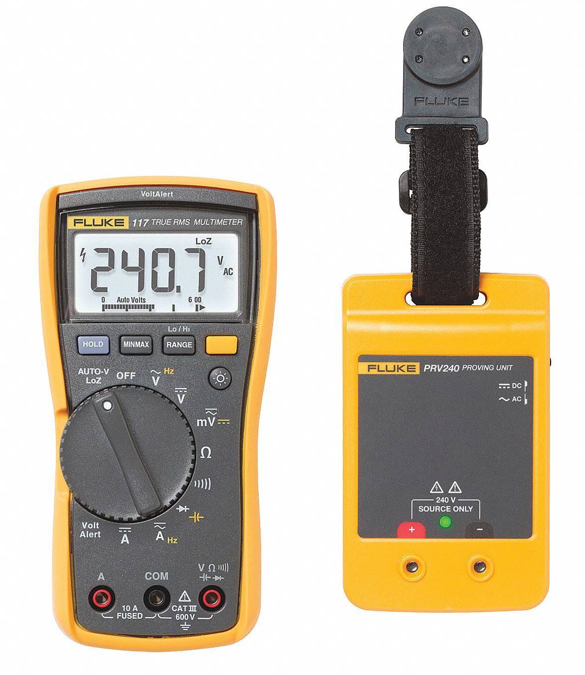 Digital Multimeter Kit, Fluke, FLUKE-117/PRV