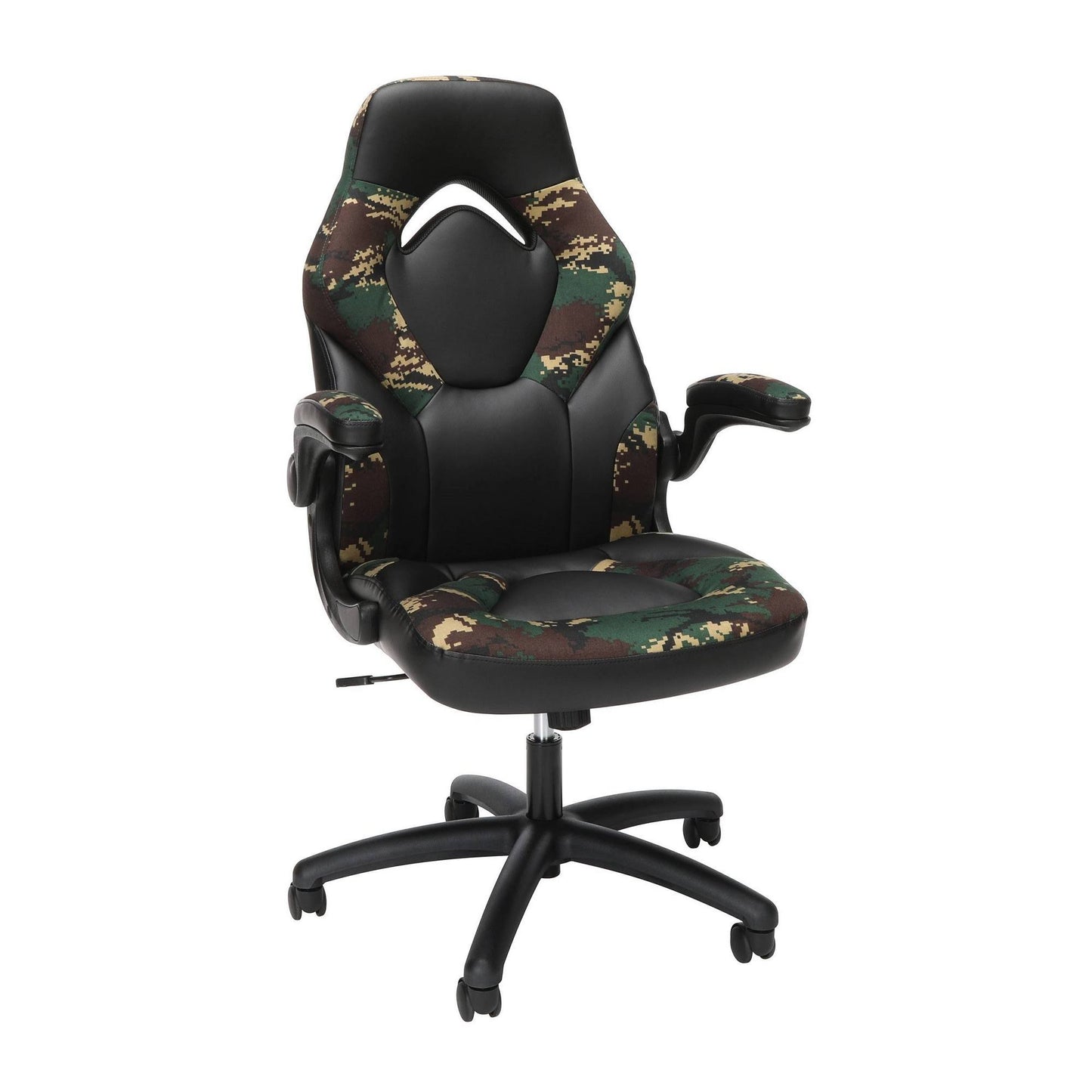 OFM Essentials Collection Racing Style Bonded Leather Gaming Chair - Forest Camo