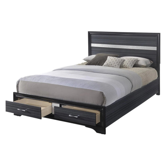 Acme Naima Queen Storage Bed Black