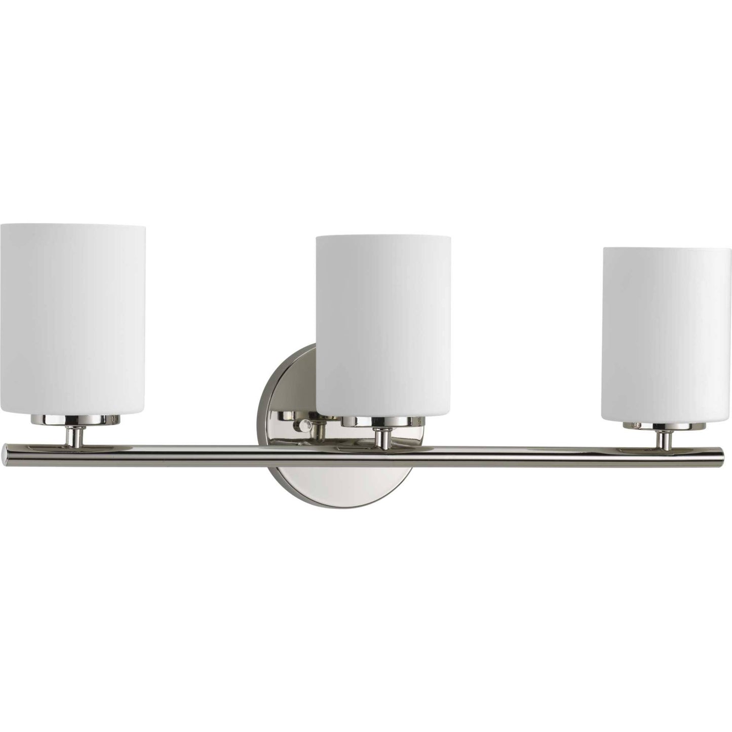 PROGRESS LIGHTING P2159-104 Replay 3-Light Bath Vanity, 100 W, Polished Nickel