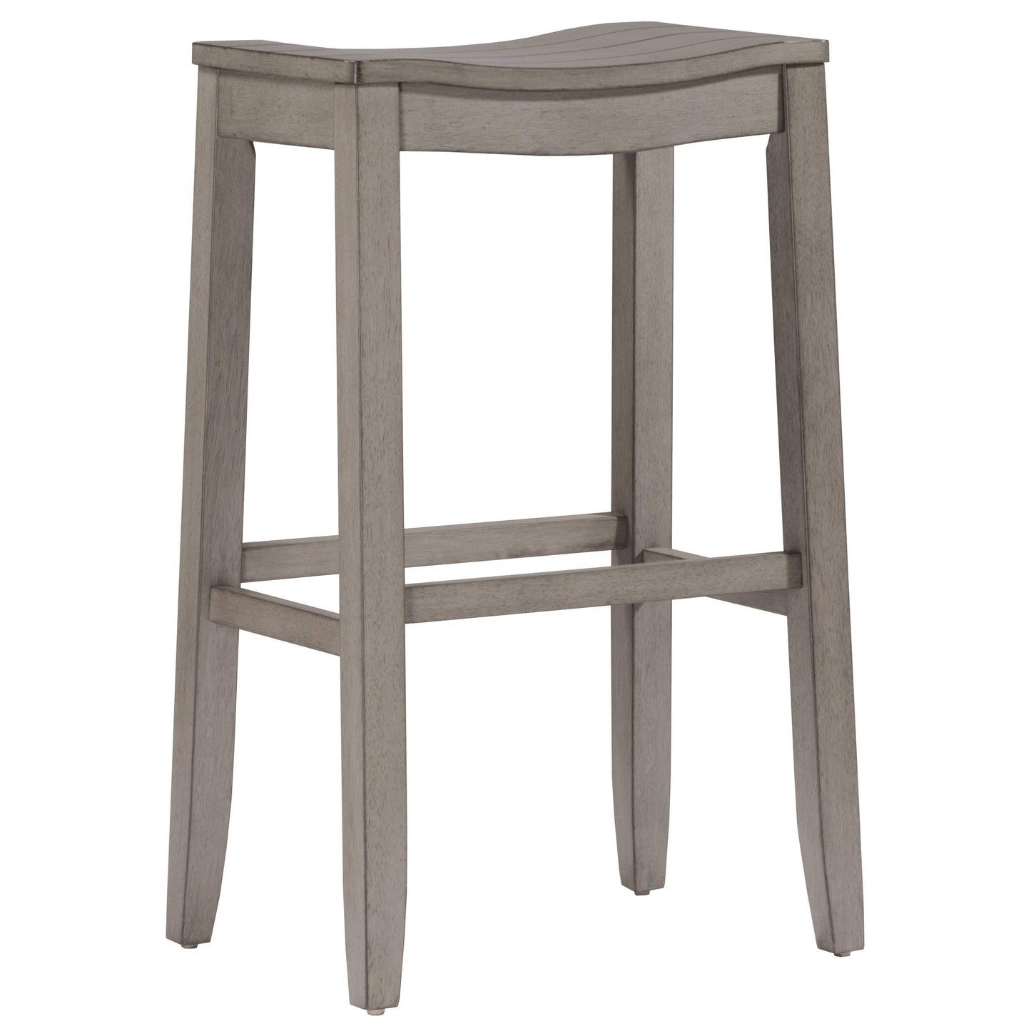 Hillsdale Furniture Fiddler Aged Gray Non Swivel Backless Counter Stool