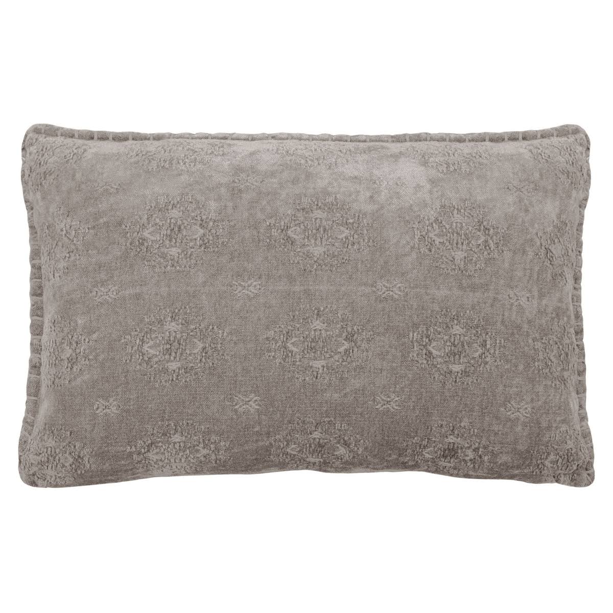 French Connection Throw Pillow Light Gray Fayola Throw Pillow 16x26