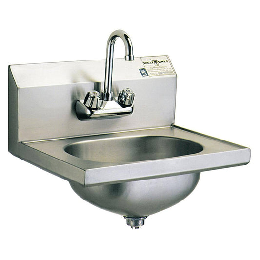 Eagle Group HSA-10-F-IF1 Hand Sink, Wall, 18-7/8 in. L, 14-3/4 in. W