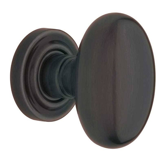 Baldwin Estate Venetian Bronze Full-Dummy Egg Door Knob