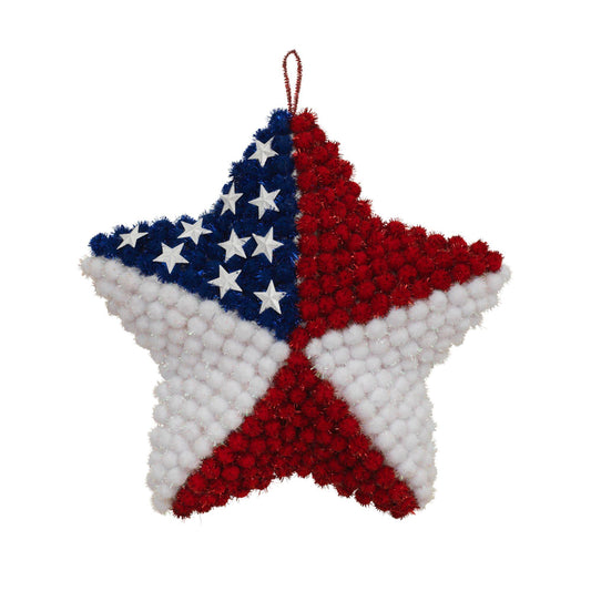 Set of 2 Red and Blue Americana Patriotic Stars Wall Decor 14