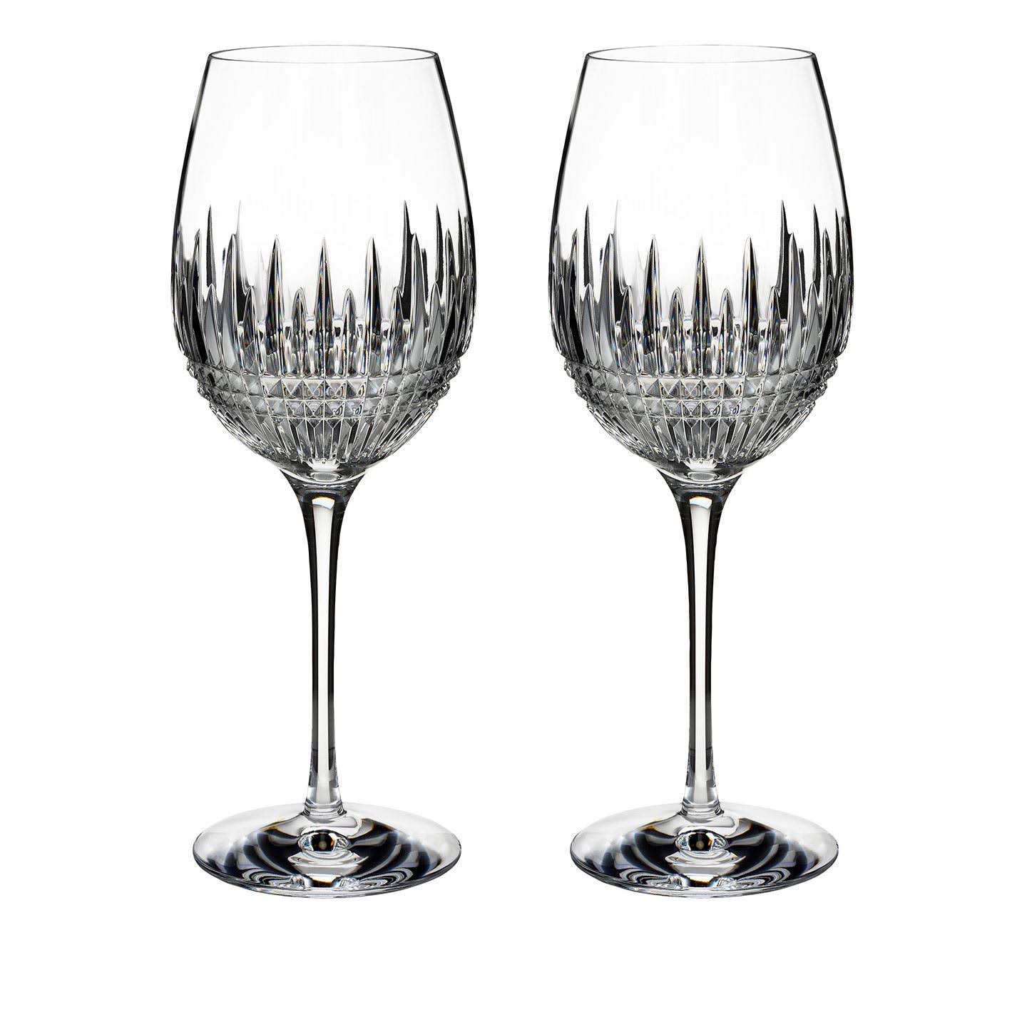 Waterford Crystal Glass Lismore Diamond Essence Set of 2