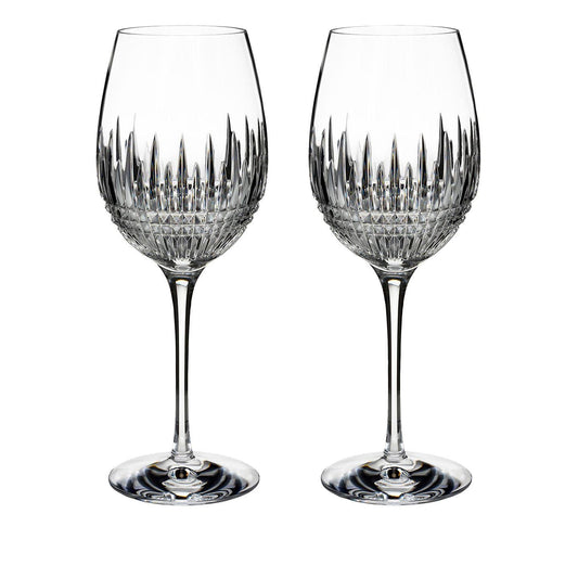 Waterford Crystal Glass Lismore Diamond Essence Set of 2