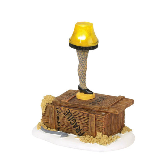 Department 56 A Christmas Story Village Lit Leg Lamp