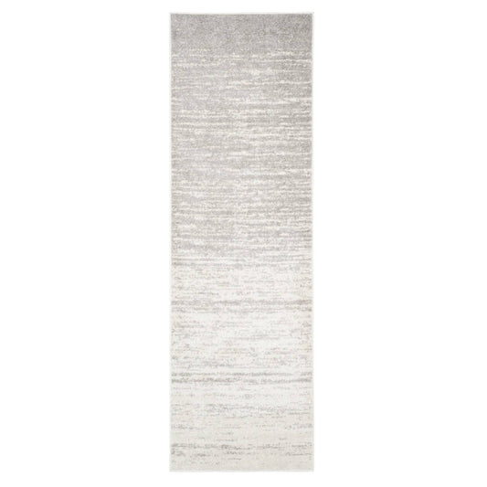 Safavieh Solid Loomed Runner, Ivory/Silver