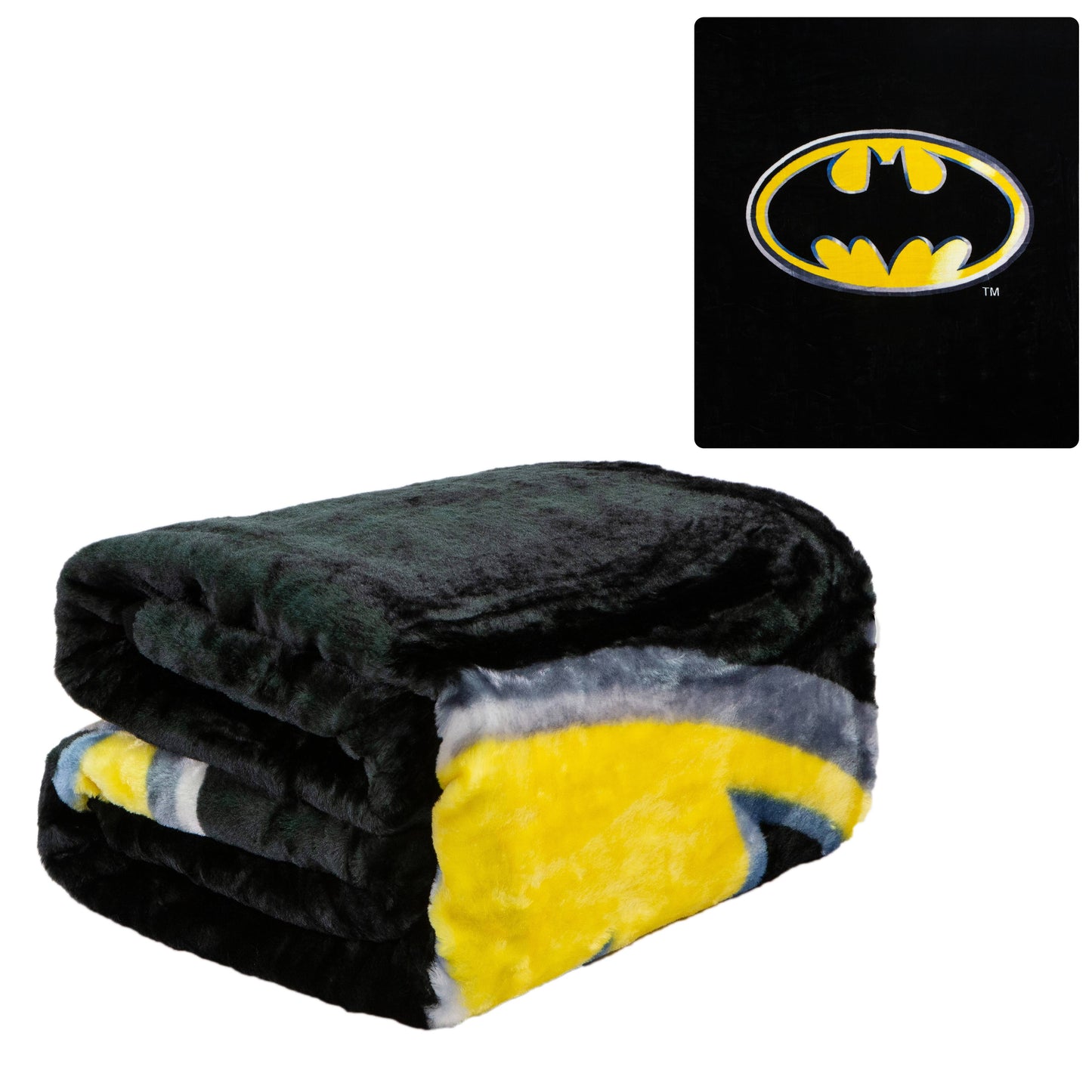 Batman Logo Queen Blanket.