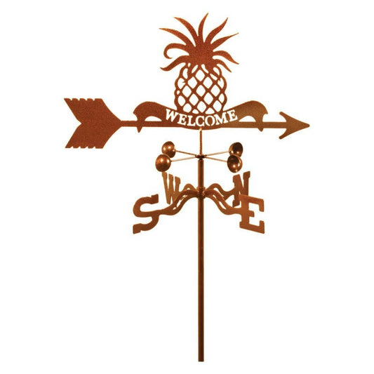 EZ VANE Welcome Pineapple Weathervane, Bronze