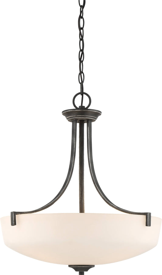 Nuvo Lighting Chester 3-Light Pendant (Iron Black) 60/6378