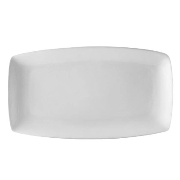 CAC COP-313 Rectangular Platter - 12 x 6 5/8, Porcelain, New Bone White