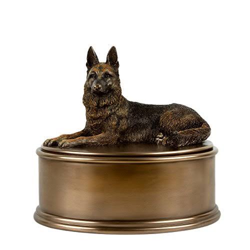 Perfect Memorials German Shepherd Figurine Cremation Urn