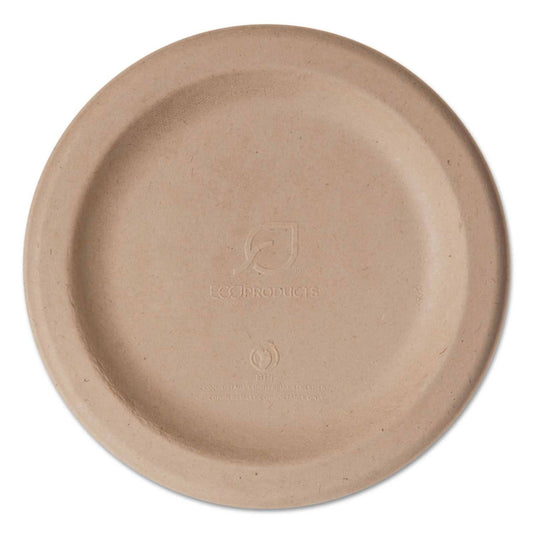 Eco-Products Wheat Straw Dinnerware, Plate, 6 Diameter, 1000-carton