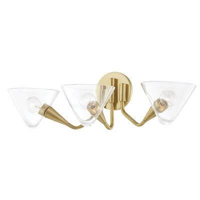 Cords 3 - Light Vanity Light AllModern Finish Aged Brass