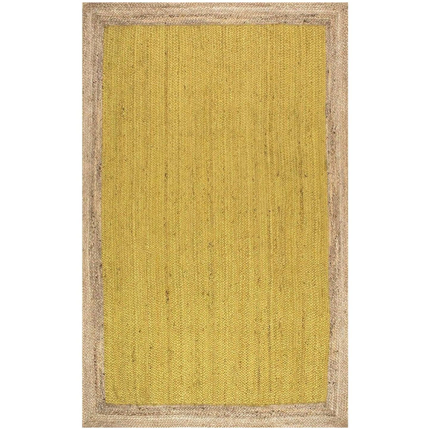 nuLOOM Eleonora Braided Area Rug Collection in Yellow Color - Size: 8x10