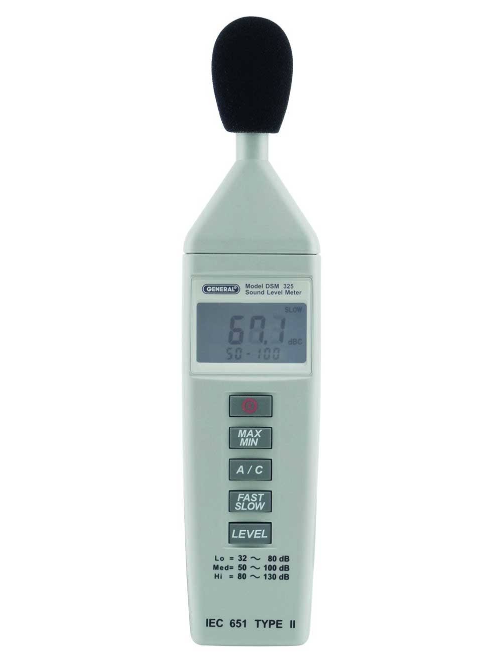 General Tools DSM325 Digital Sound Meter, Mini