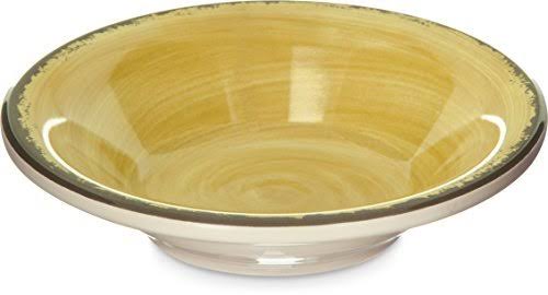 Carlisle 5401813 Mingle Melamine Fruit Bowl, 4.5 oz, Amber Set of 48