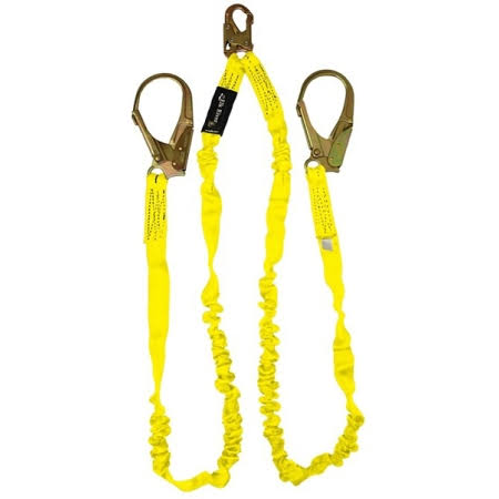 Elk River NoPac Energy-Absorbing 2 Leg Polyester Web Lanyard (35386)