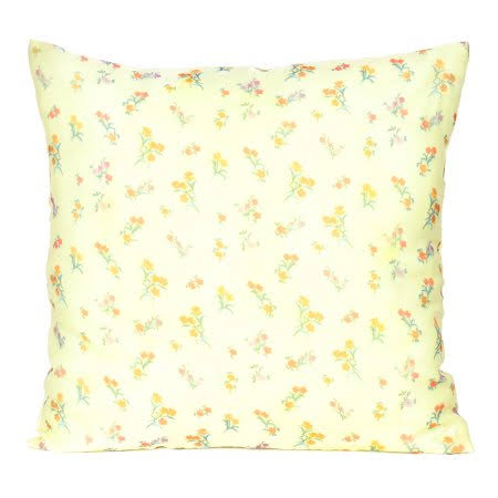 Set of 5 Throw Pillow Cover Satin Organza Cushion Cover Silk Square Pillow Case Living Room Decor Floral Cushion Case 18x18 Inches Online, Size 18 x